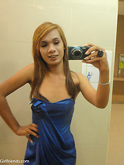 Darling Ladyboy girlfriend Nano ready for her date tonight